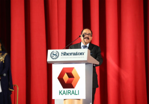 Receiving Kairali TV’s NRI Business Awards, Doha- 2018